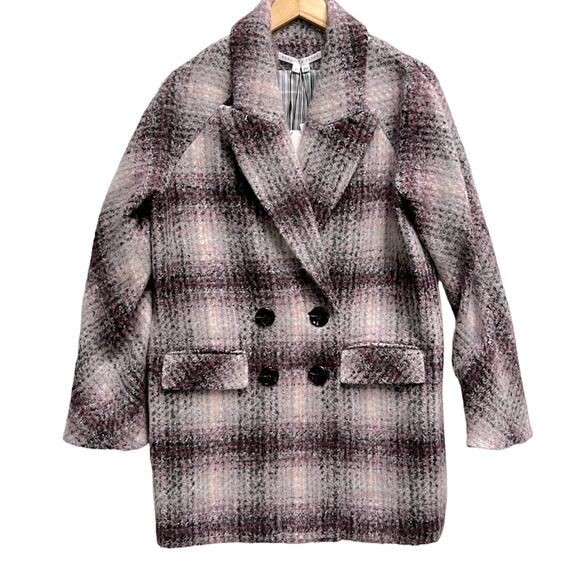 Veronica Beard Jackets & Blazers - Veronica Beard Deena Dickey Coat in Bordeaux Multi Size M NWT